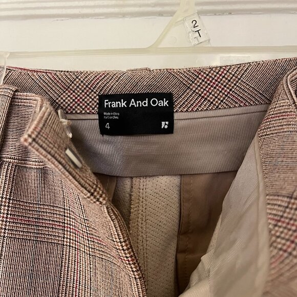 Frank + Oak Plaid Pants (Jane Straight) - Picture 4 of 5